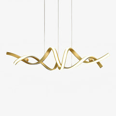 Modern LED Ceiling Chandelier 75W Smart-Lamp (Golden Pendent Light)