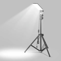 1.8m Telescopic Black Tripod LED Work Light for Camping and Outdoor Use