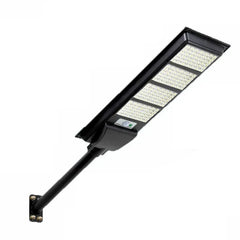 Solar Street LED Light with Radar Sensor, Black, 480W, Remote Control, Outdoor Flood Wall Lamp