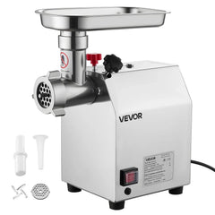 Commercial Electric Meat Grinder, Stainless Steel, 2.04 kg/Min, Sausage Stuffer