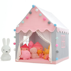 Kids Play Tent Wigwam Large Pink Princess Castle