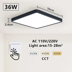 Smart LED Ceiling Lamp Voice Control Alexa