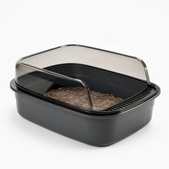High Side Cat Litter Box with Scoop