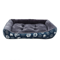 Small to Large Pet Dog Bed Sofa Mats Blue