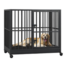 38 Heavy Duty Dog Cage Large XL XXL Pet Kennel on Wheels