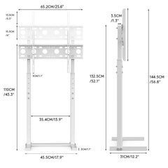 Adjustable TV Stand Base for 32-65 Screen Floor Mount