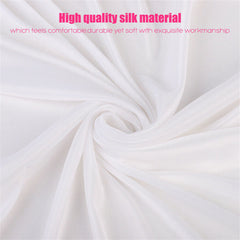 3x6m White Stage Curtain Backdrop