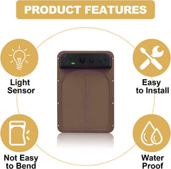 Automatic Chicken Coop Door Opener Solar Timer Sensor LCD AU