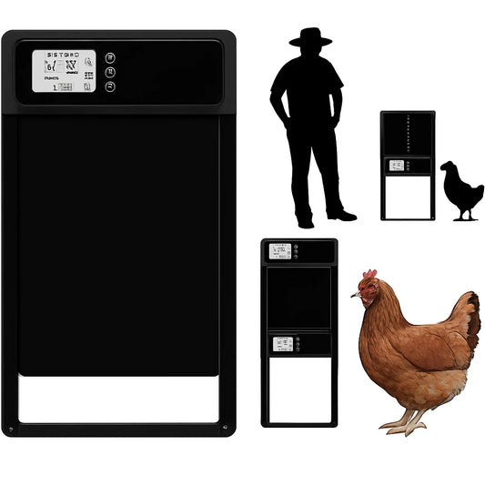 Automatic Chicken Coop Door Opener with Gate Light Sensor Remote