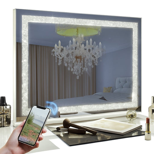 LED Makeup Mirror Bluetooth Touch Sensor Hollywood Vanity