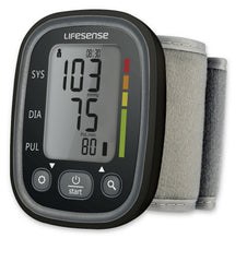 Automatic Digital Wrist Blood Pressure Monitor Black