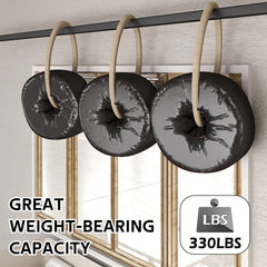 Sliding Barn Door Hardware Kit Rust Resistant Heavy Duty 1.83m