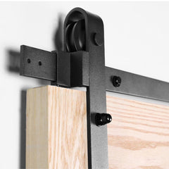 Sliding Barn Door Hardware Kit Heavy Duty Rust Resistant Single Door 3M