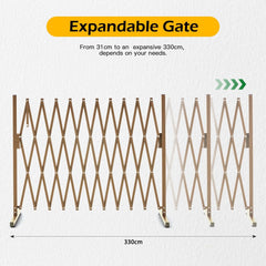 Expandable Aluminum Garden Fence Gate Rectangular