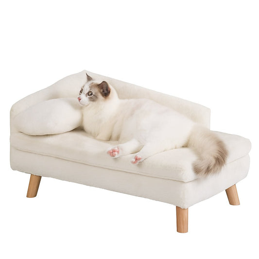 Small Raised Pet Sofa 70x40x39cm Waterproof Portable Dog Bed