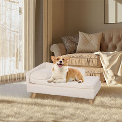 Luxury Pet Sofa Bed 70cm Rectangular Soft Cushion Anti-skid