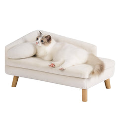 Luxury Pet Sofa Bed 80cm Rectangular Soft Anti-skid Couch