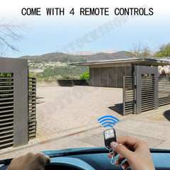 2000KG Automatic Sliding Gate Opener Commercial Residential + APP