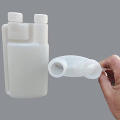 1000ml Plastic Twin Chamber Bottle 10Pcs Tamper Evident Cap