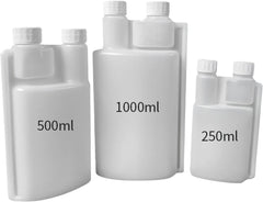 1000ml Plastic Twin Chamber Bottle 10Pcs Tamper Evident Cap