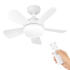 16.5 Ceiling Fan with LED Light 3-Speed Remote Control