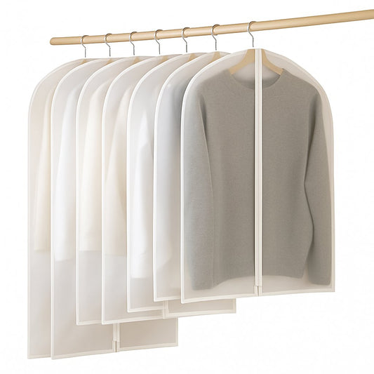 10PCS 60x120cm Transparent Clothes Cover Suit Dustproof Bag
