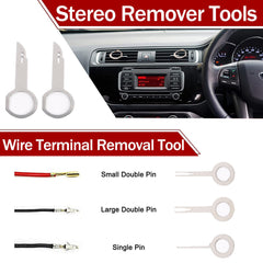 65pcs Car Trim Removal Tool Set Pry Bar Dash Kit