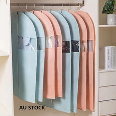 Pink Garment Bag 60x120cm Dustproof Dress Suit Coat Protector