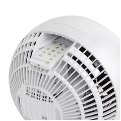 White Globe Fan Circulator in Charcoal Grey with 32.8m² Coverage