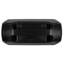 Portable Bluetooth Speaker Black with 40W Output, IP67 Waterproof, Wireless Charging, and 15,600mAh Battery