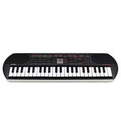 Black 44 Key Portable Mini Keyboard with 100 Tones, 50 Rhythms, and Headphone Output