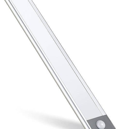 54 LED Rechargeable Under Cabinet Night Lighting for Kitchen and Bedroom (Sliver and White Light)