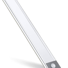 54 LED Rechargeable Under Cabinet Night Lighting for Kitchen and Bedroom (Sliver and White Light)