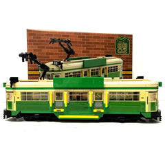 Best Brick Australia Melbourne W-Class Tram Building Block Toy Model