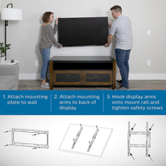 Philips Tilt TV Monitor Wall Mount Bracket for 32 40 55 65 70 75 Inch Universal SQM7442
