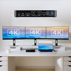 mbeat USB-C Triple 4K Display Docking Station (DisplayLink® + HDMI-ALT)