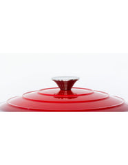 26cm Enamelled Cast Iron French Oven Casserole (4.7L) - Red