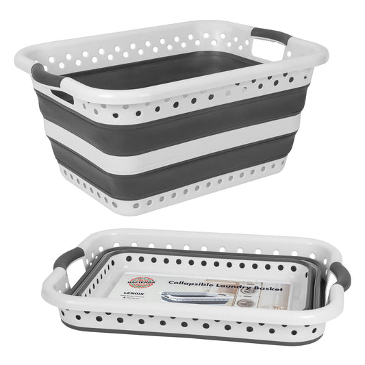 45L Space-Saving Laundry Basket – Collapsible Hamper for Dorms, RVs, Homes & Garages