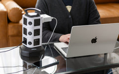Tower Power Board with 10 Outlets + 2X USB A & 2X USB C