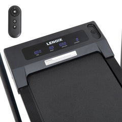 2HP Walking Pad Treadmill w/ Remote, Foldable Handrail, and Tablet Holder