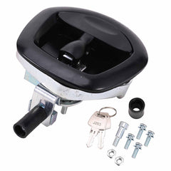 2 pcs Tail T Handle Lock Compression Latch Black For Trailer Ute Canopy Toolbox