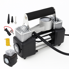 Car Air Compressor 12V 4WD Portable Tyre Inflator Deflator Truck Pump 150PSI
