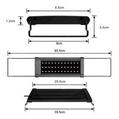 7-in-1 Aquarium Sand Washer Upgrade AU Plug / 15W 66LED RGBW Aluminum Shell Stand Light 40CM/28-Button Control