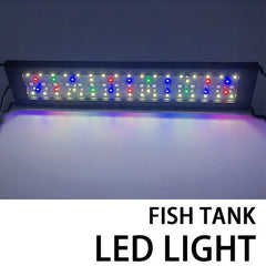 36W aquarium sand washer with plug adapter & 15W 66LED RGBW aluminum shell bracket light 40CM/28-key control
