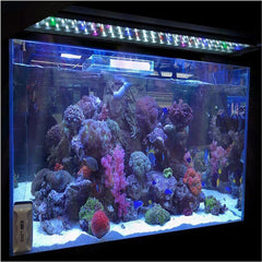 Aquarium cleaner 20W 1000L/H &15W/ 66LED RGBW aluminum shell bracket light 40CM/28-button control