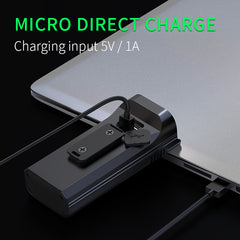 Waterproof Bike Light Set with Digital Battery Display Aluminum Alloy 360° Mount