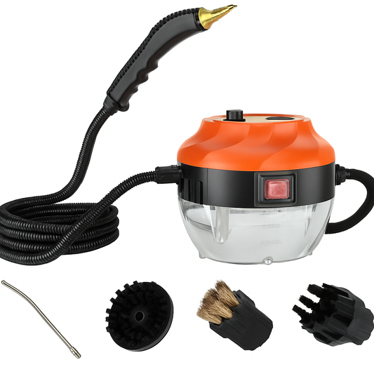 4000W Steam Cleaner Brush High Temperature Pressure Clean Steam Mechine AU Plug orange