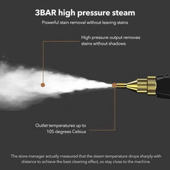 4000W Steam Cleaner Brush High Temperature Pressure Clean Steam Mechine AU Plug orange