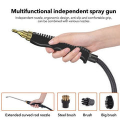 4000W Steam Cleaner Brush High Temperature Pressure Clean Steam Mechine AU Plug orange