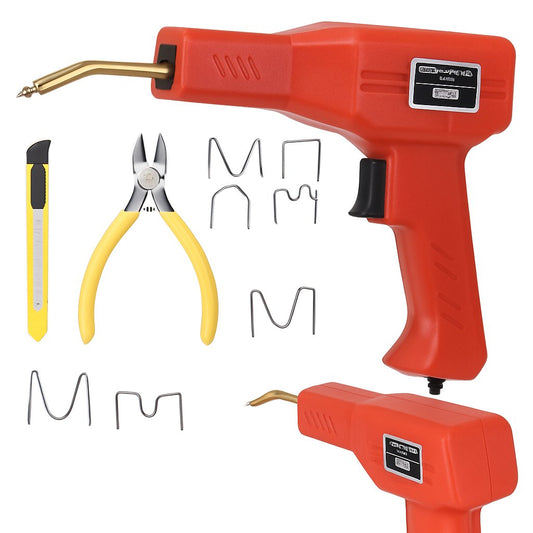 Plastic Welder Garage Tool Hot Staple Staplers Bumper Repair Welding Machine Kit